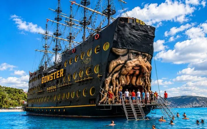 Antalya GONSTER All-Inclusive Pirate Boat Trip