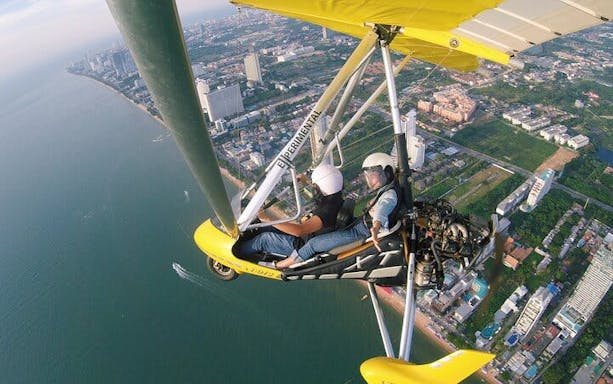 biglietto per un volo in ultraleggero a pattaya con istruttore e trasferimenti in hotel-3