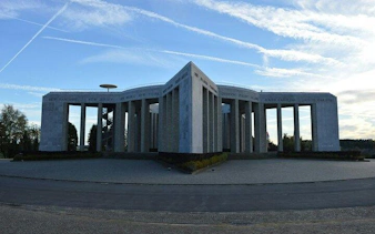 Mardasson Memorial in Bastogne, Belgium, commemorating the Battle of the Bulge.