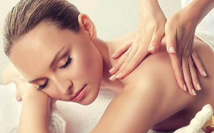 Massage therapy session in Hurghada with focus on relaxation and wellness.