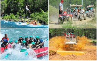 alanya süper kombinasyon 4'ü 1 arada: rafting, jeep safari, buggy ve zip-2