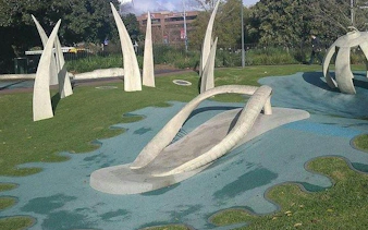 Sculpture in Adelaide park featured on self-guided audio tour.