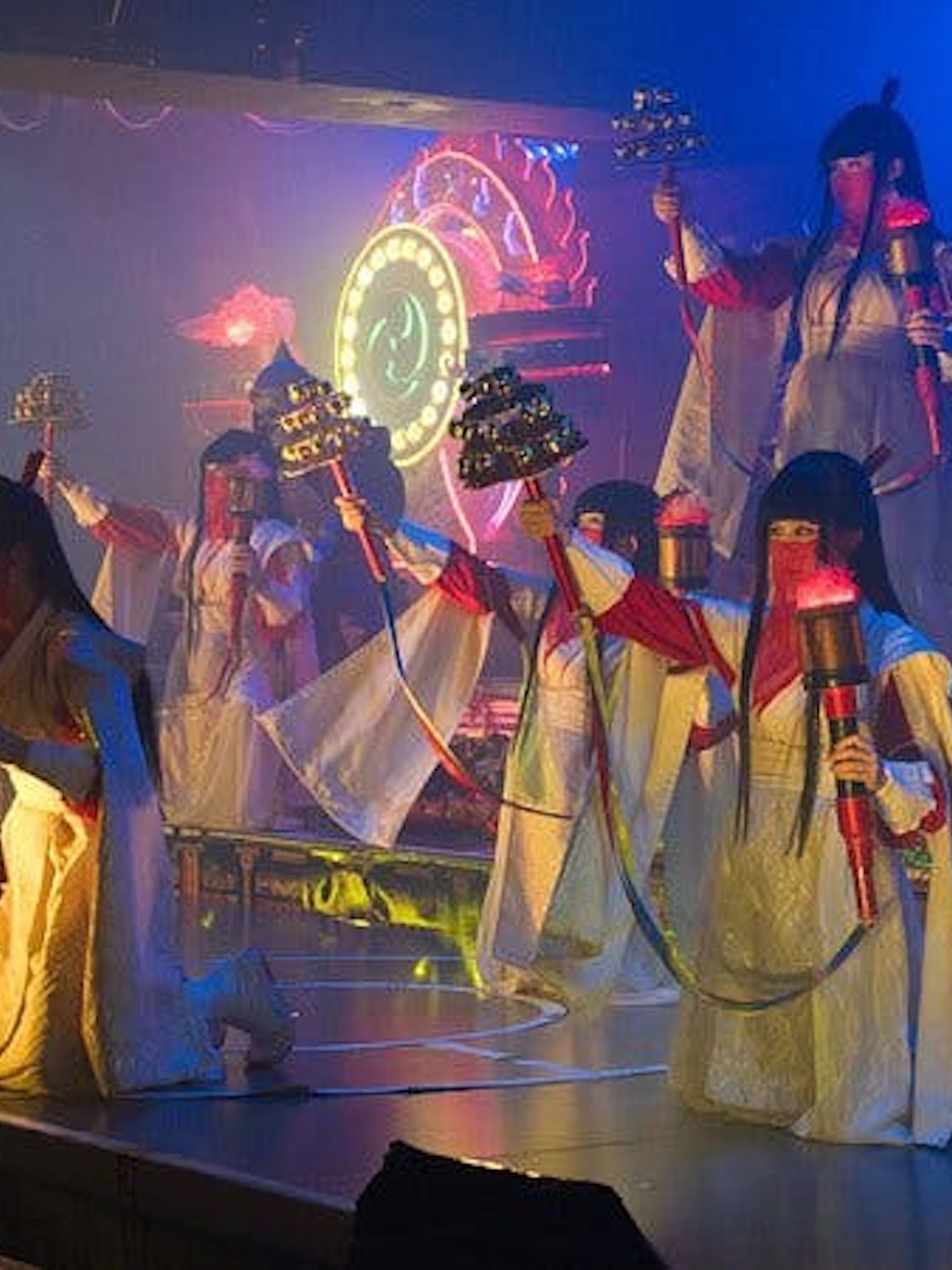 shinjuku, tokyo: samurai show ticket in kabukicho with 2 drinks-1