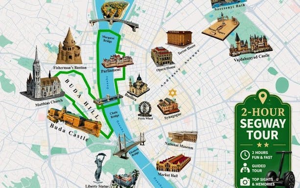 budapest small groups city segway tours ( buda + pest )-2