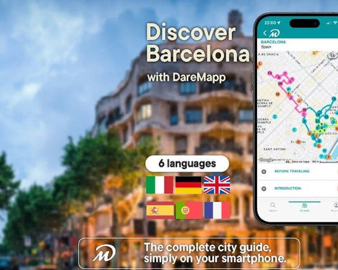 Barcelona Self-Guided Walking Tour on Mobile App (Product 53647)