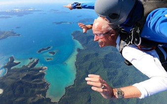 antalya'da akdeniz üzerinde tandem paraşütle atlama-7