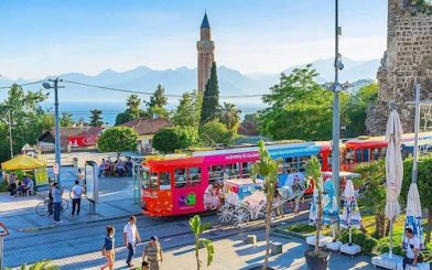 Antalya All-Inclusive City Tour from Kemer:Boat Trip & Waterfalls