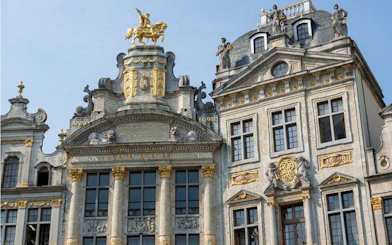Grand Place buildings in Old Town Brussels, part of the Secret Beer Recipes city exploration game.
