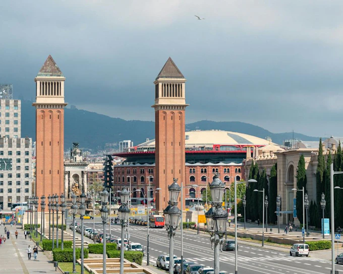 Barcelona Montjuïc and Magic Fountain Self-Guided Audio Walk: Barcelona Pavilion, MNAC Terrace and Gardens