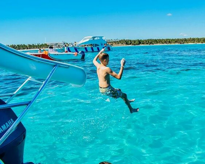 Small-Group Catamaran Snorkeling Cruise with Open Bar, Light Snacks, Paddle Boards, and Slide