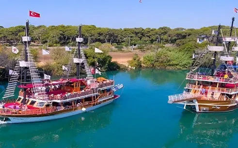 from alanya: manavgat river cruise with lunch, bazaar visit and waterfalls stop-1