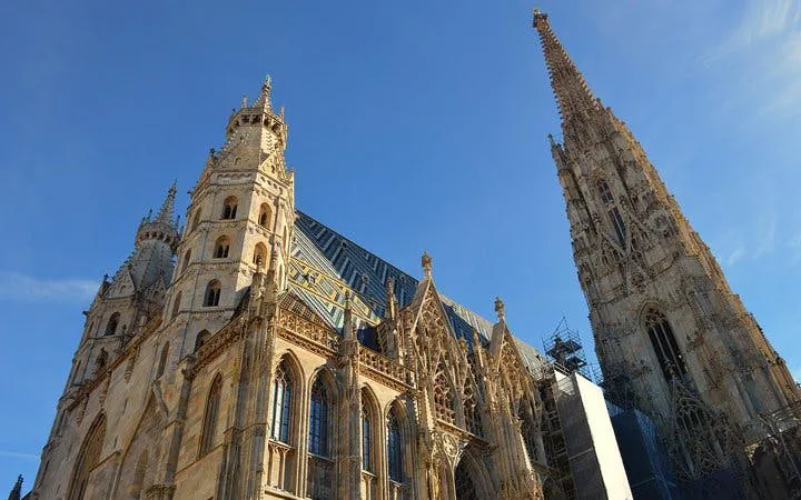 St. Stephen's Cathedral in Vienna, part of the self-guided city exploration game on the Great Plague.