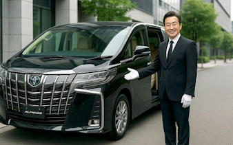 Private transfer vehicle with driver for Nara/Kobe ⇆ Kansai Airport (KIX) in Osaka.