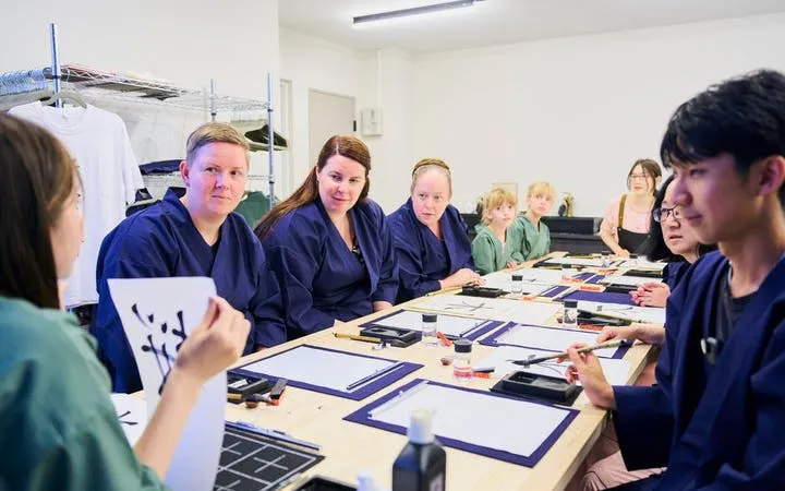 Tokyo: Shinjuku Calligraphy Workshop & T-Shirt Creation