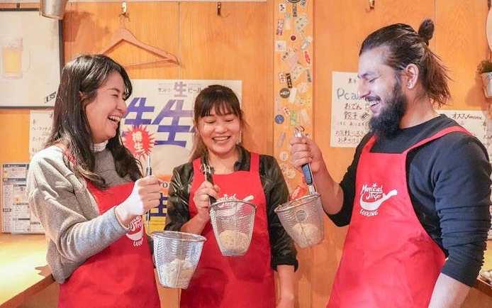 Kyoto Ramen & Gyoza Cooking Class with Professional Chefs
