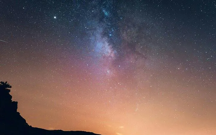 Teide National Park stargazing under a clear night sky, Tenerife.