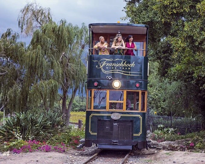 From Cape Town: Franschhoek Wine Tram Hop-on-Hop-off Tour with Return Transfers