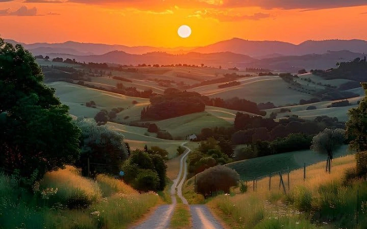 Visite privée de Florence au coucher du soleil en voiturette de golf électrique avec vue panoramique sur les collines — 5