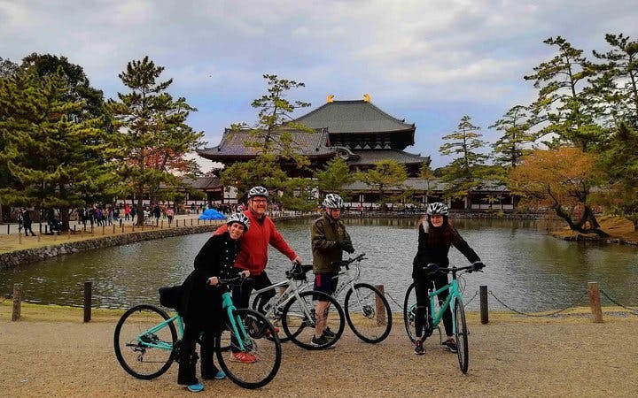 privétour per crossfiets voor gezinnen in nara, inclusief lunch-3