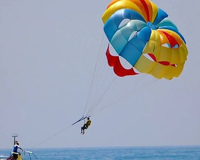 Fly Parasailing to Sky by Speedboat With Transportation- Hurghada