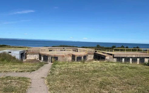 Old coastal fortification overlooking the ocean on the Sydney City and Coastal Lighthouses Scenic Drive Tour.