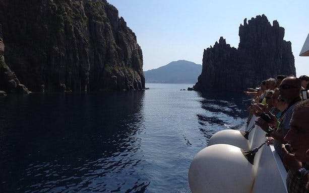 panarea and stromboli guided tour from taormina with sunset volcanic viewing and island transport-5