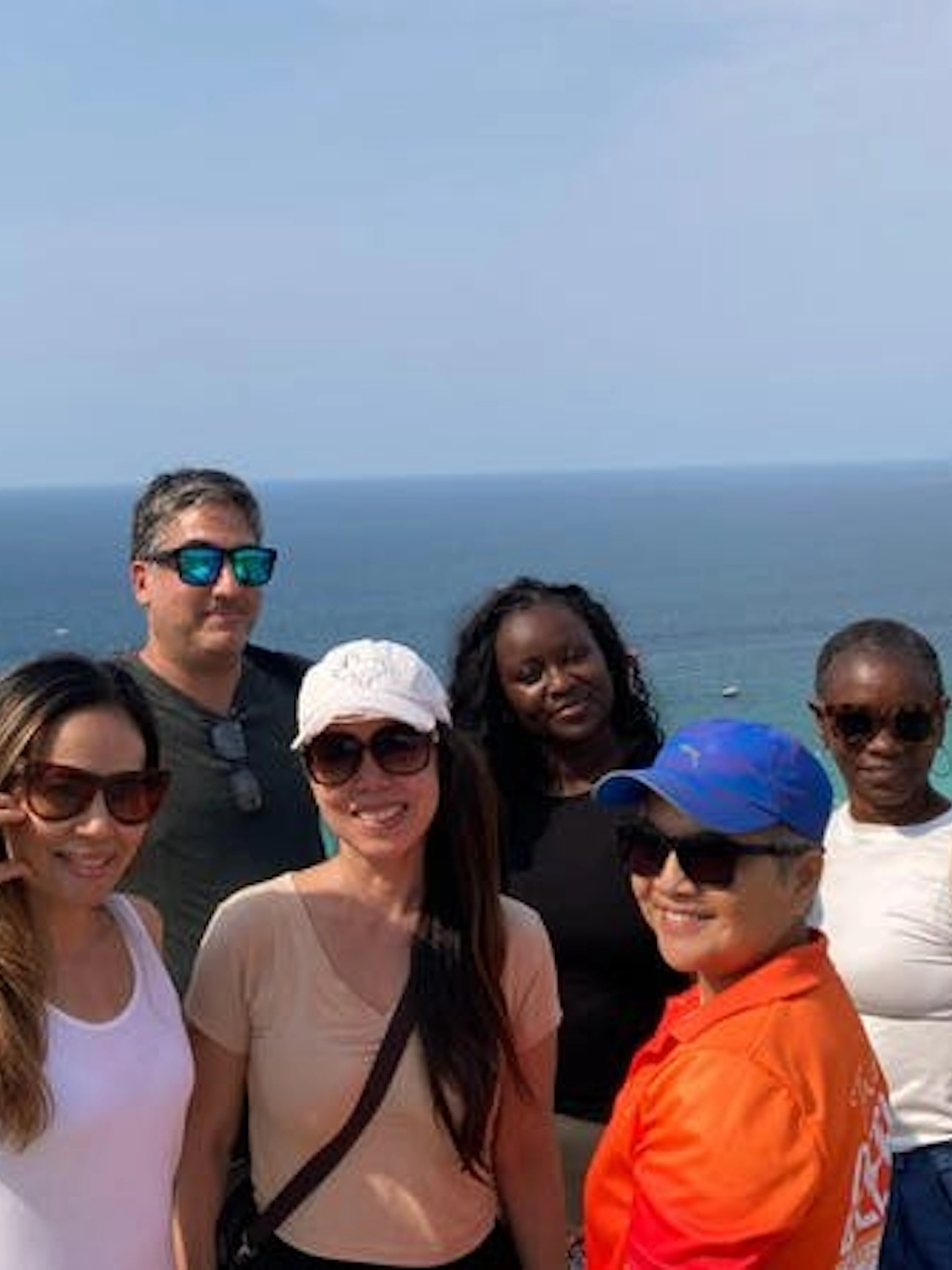 Group enjoying Coral Island view on Private Pattaya Day Tour from Bangkok.