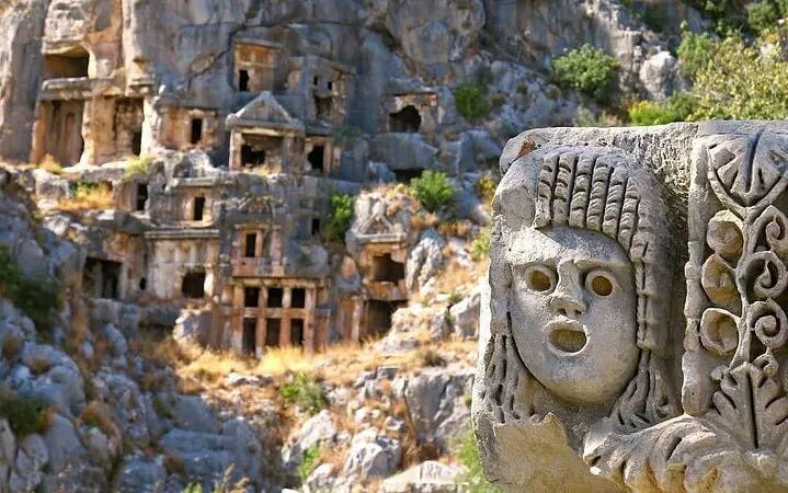 dagstur til den sunkne byen kekova, demre og myra fra antalya-8