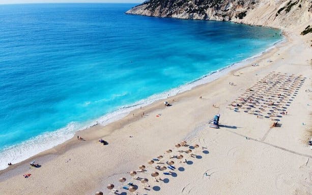 kefalonia guided day tour to myrtos beach, assos village, and fiscardo with pickup options-2