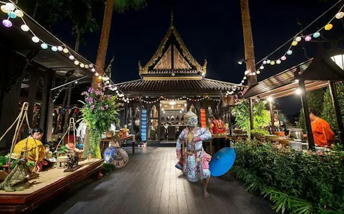 Salathip Thai Restaurant with cultural dance performance, Bangkok.