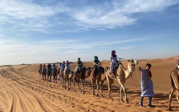 from marrakesh to fes 4-day merzouga desert tour with camel trek, sandboarding & atlas mountains-4