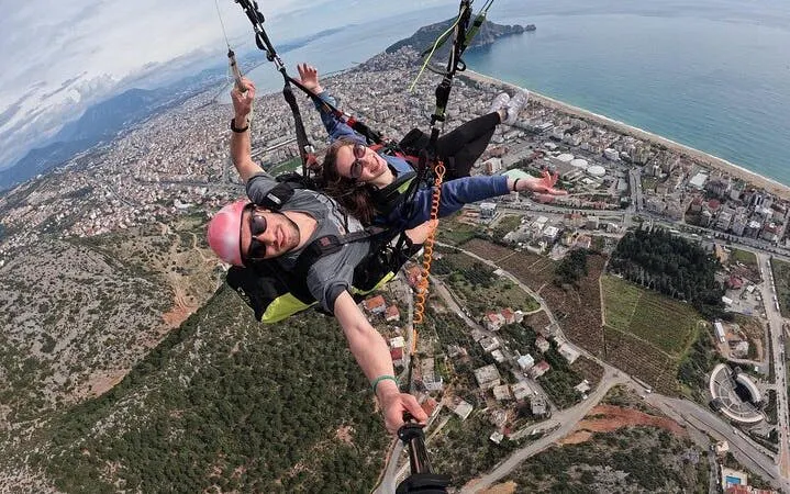 Tandem Paragliding with a Licensed Pilot from Side Image 10