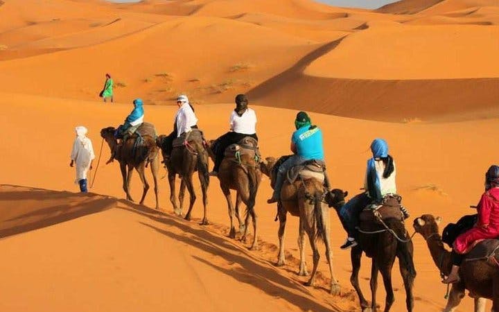 from marrakesh: 3-day merzouga desert tour with camel rides & sandboarding with return transfers to marrakesh or fes-1