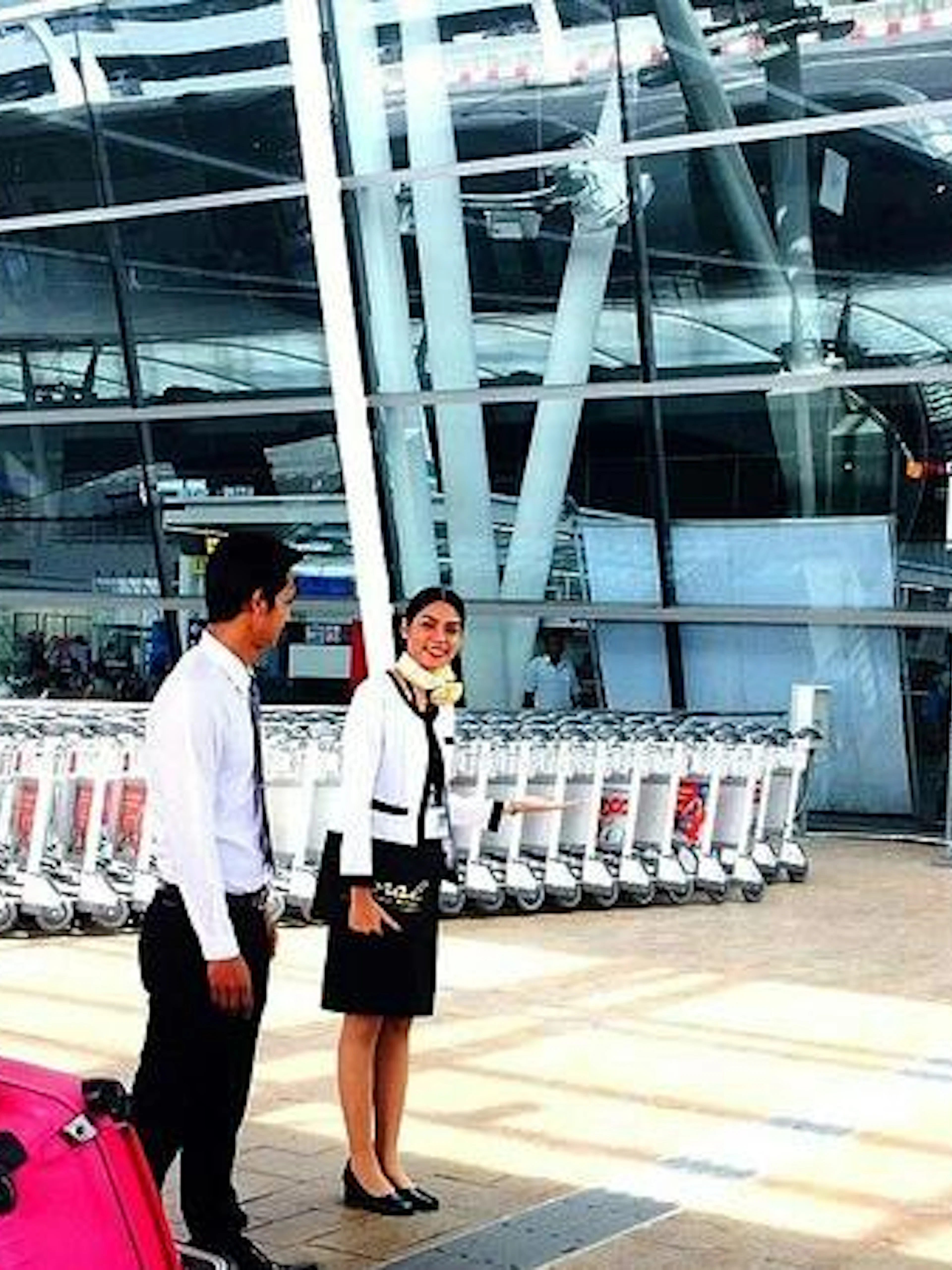 Guided fast track service at Don Mueang Airport entrance, Bangkok.