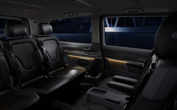Interior of luxury vehicle for Cappadocia private airport transfer service.
