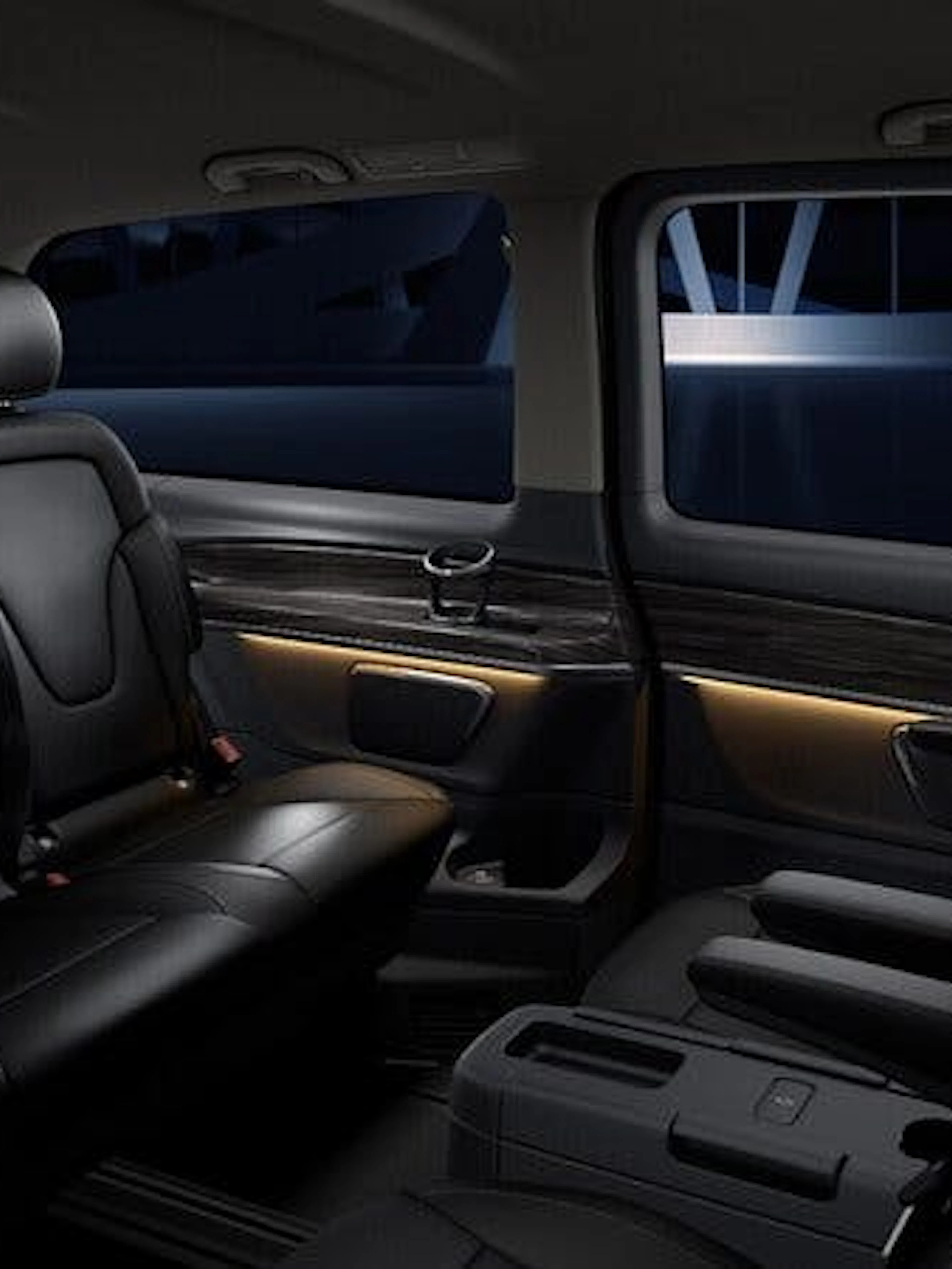 Interior of luxury vehicle for Cappadocia private airport transfer service.