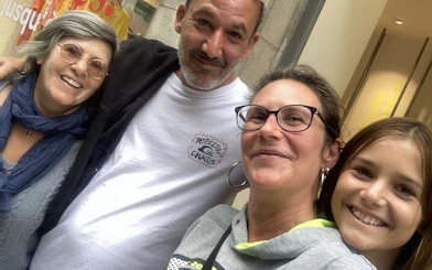 Self-guided city exploration game participants in Geneva.