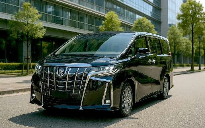 Luxury van for Osaka 5-hour private charter with Kansai Airport or Osaka Port transfer.