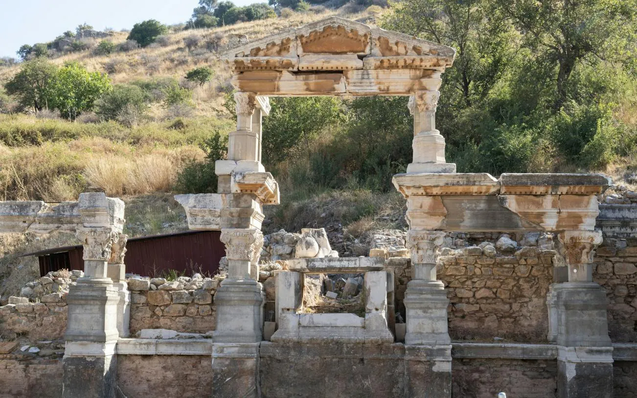 Ephesus Self-Guided Audio Walk: Library of Celsus, Great Theater and Curetes Street from the Upper Gate