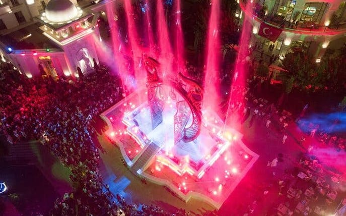 land of legends night show with round transfer from kemer-1