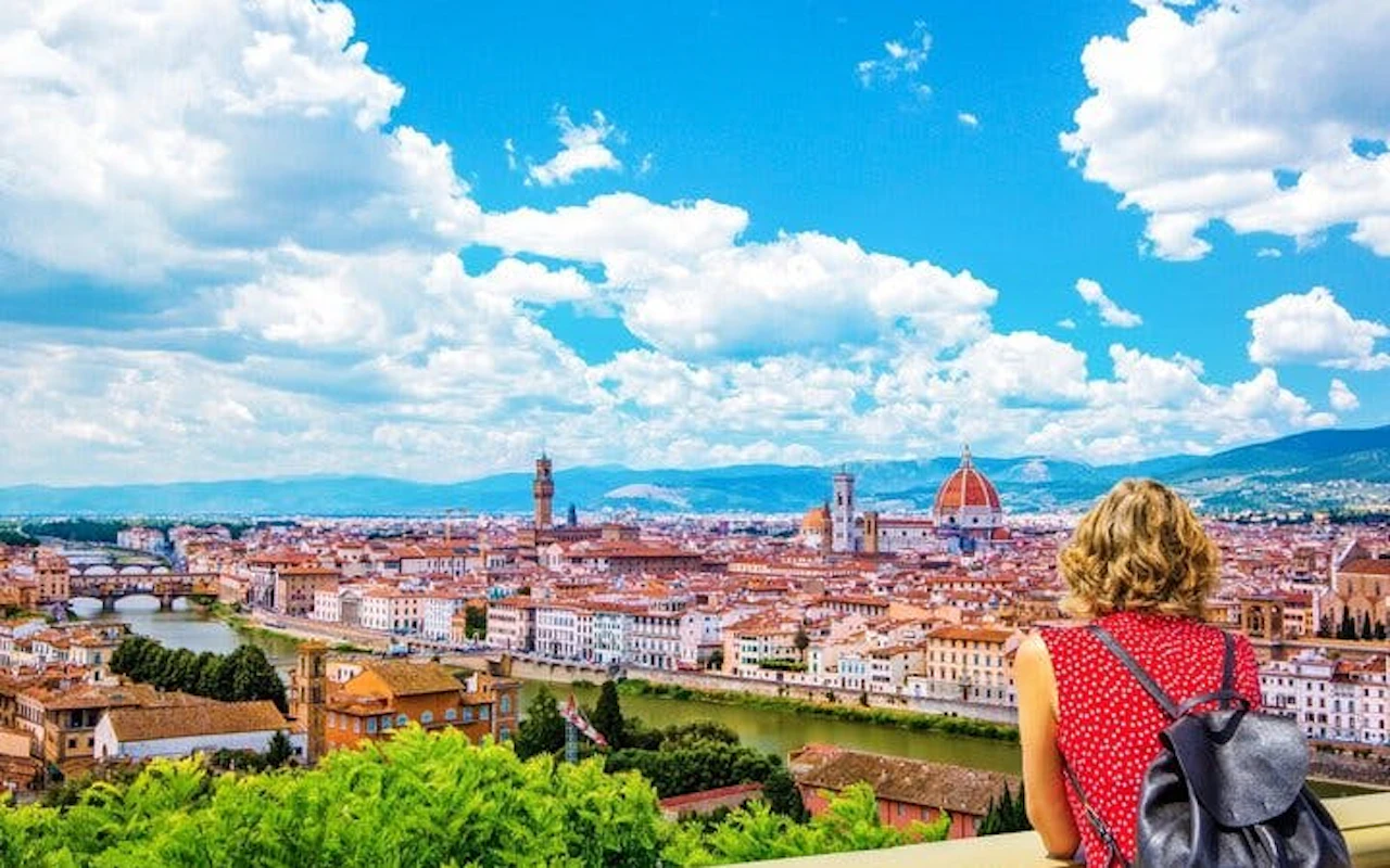Visite privée de Florence au coucher du soleil en voiturette de golf électrique avec vue panoramique sur les collines — 4