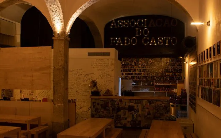 Portuguese Dinner and Fado Live Concert at Historic Roman Theatre Venue in Lisbon