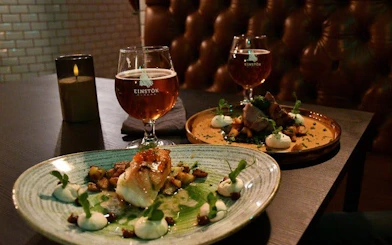 Icelandic dishes and beer served at a private family-owned restaurant.