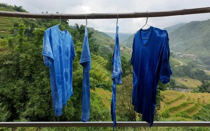 Sapa Indigo Dyeing Workshop in Ta Van Village with H’Mong Artisan and Dyeing Materials Included
