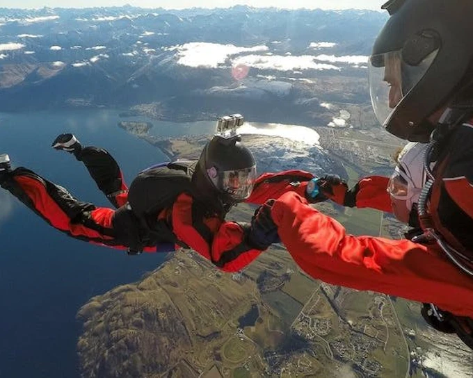 Tandem Skydiving Over the Mediterranean Sea in Side Manavgat