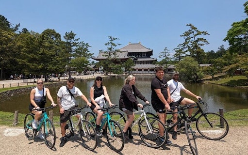 private crossbike-tour für familien in nara mit mittagessen-4