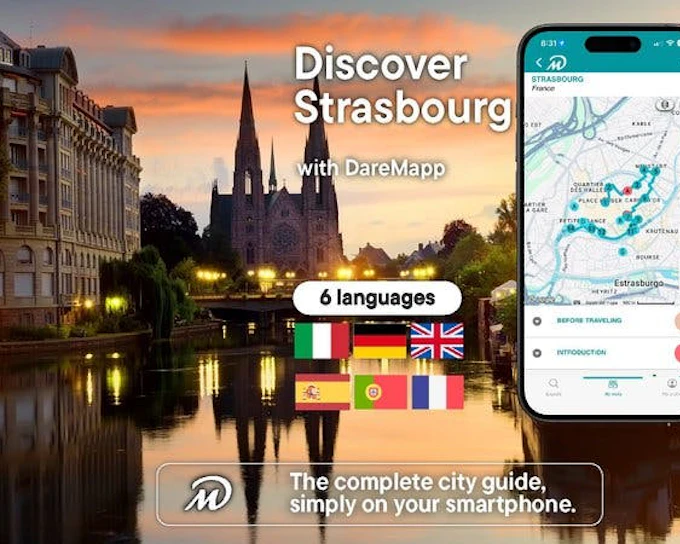 Strasbourg Self-Guided Walking Tour on Mobile App (Product 53852)