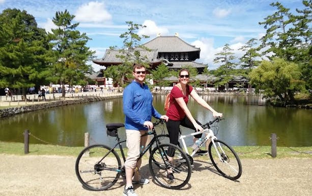 hoogtepunten van de nara-crossfietstocht - todaiji, park, herten, kasuga, messen, gezelligheid-5