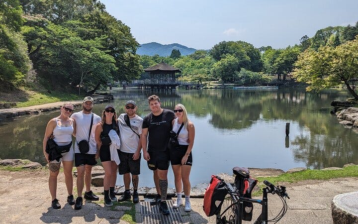 privétour per crossfiets voor gezinnen in nara, inclusief lunch-1