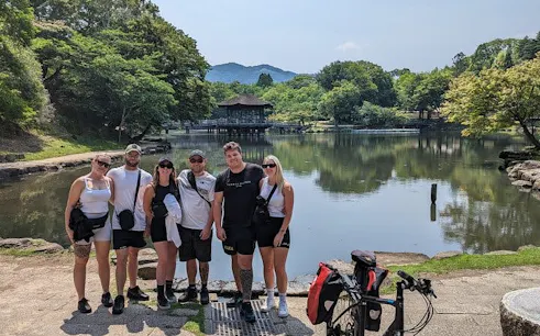 private crossbike-tour für familien in nara mit mittagessen-1
